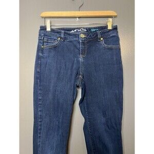 INC International Concepts Jeans Womens 4 Blue Skinny Curvy Fit Stretch Denim